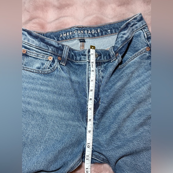 👉 NWOT American Eagle Barrel Jeans | Women’s Size 2 | High Rise Medium Wash Deni - Picture 8 of 14